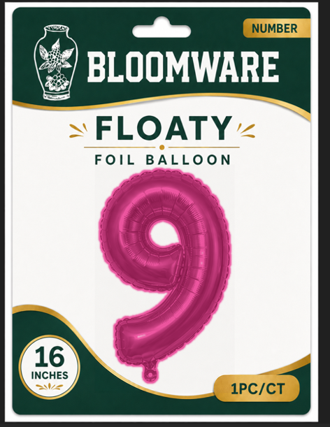 Floaty™ Number Balloon 9