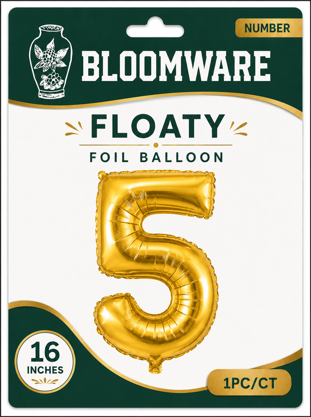 Floaty™ Number Balloon 5