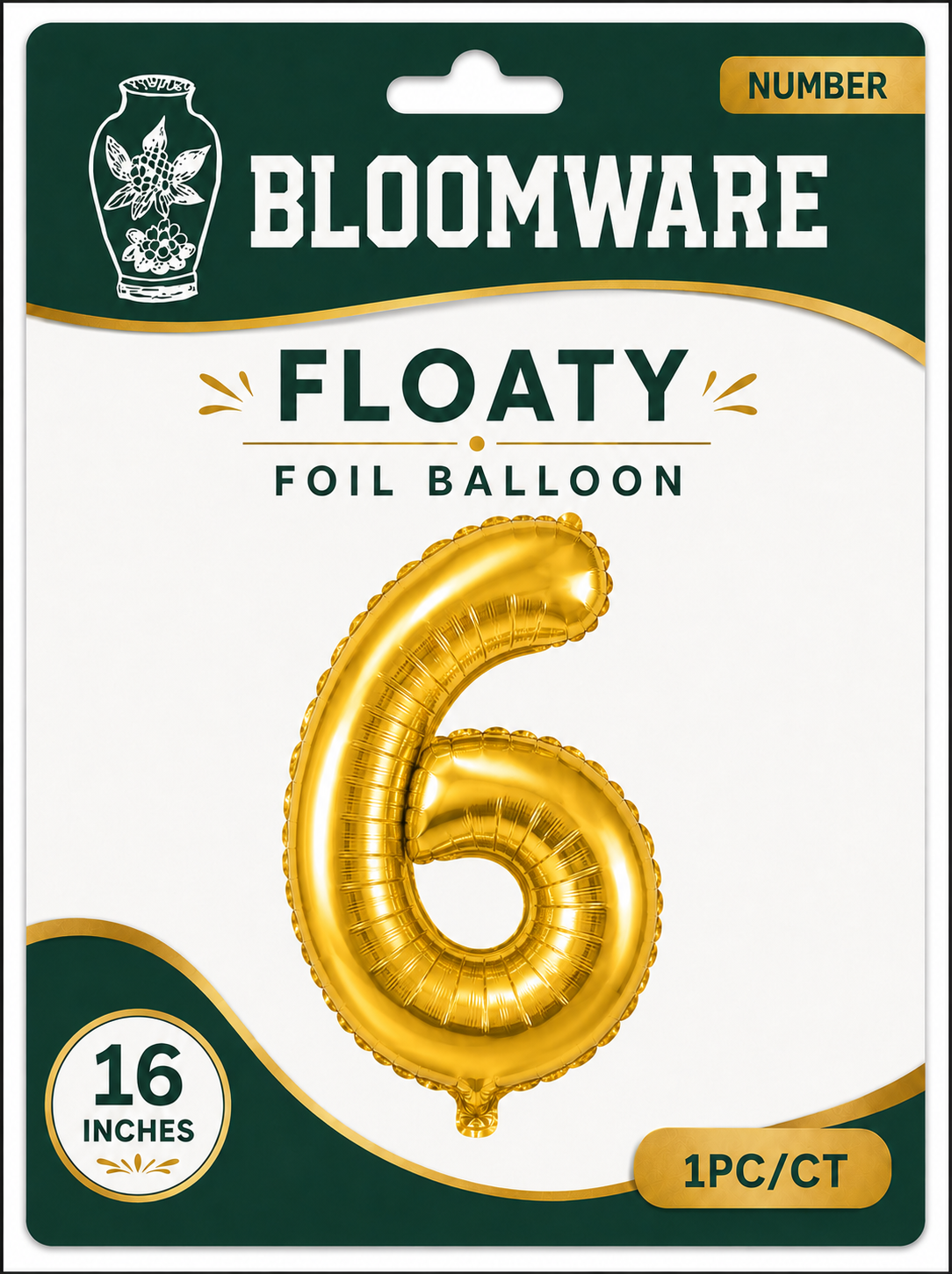 Floaty™ Number Balloon 6