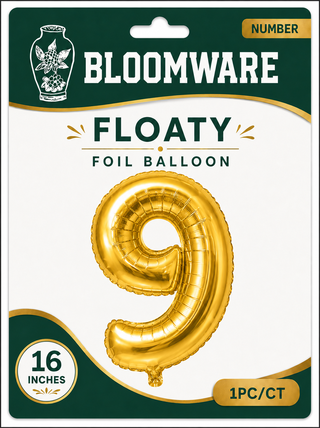 Floaty™ Number Balloon 9