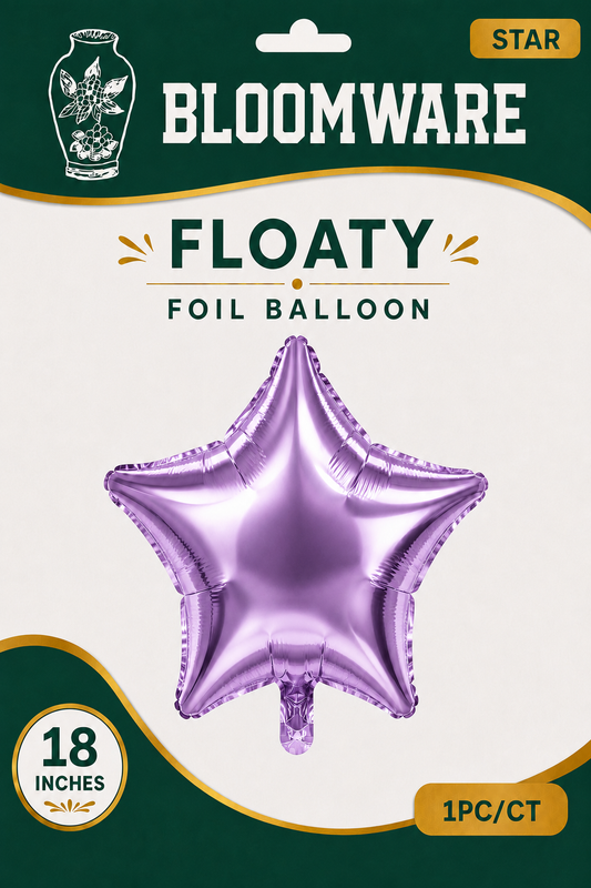 Floaty™ Star Foil Balloons Lilac
