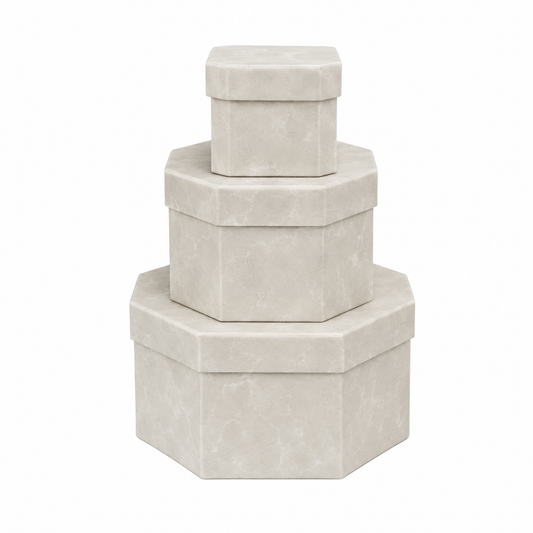 Flowerly Box™ Pearl Velvet Tiered Box Set