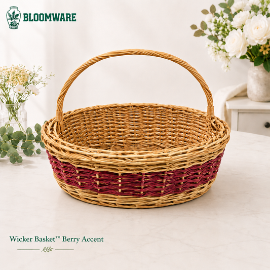 Wicker Basket™ Berry Accent