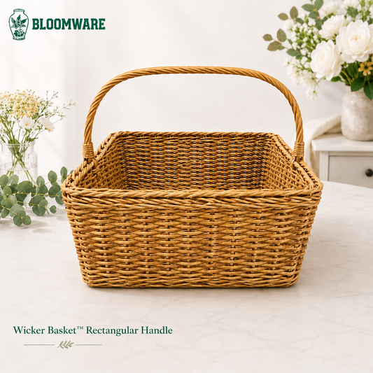 Wicker Basket™ Rectangular Handle